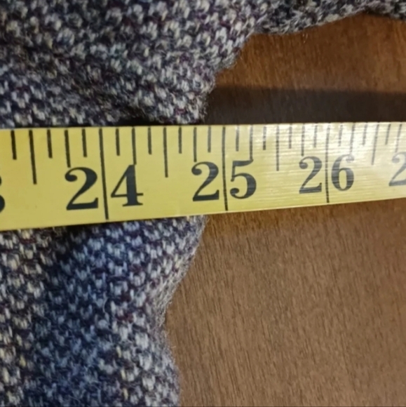 Hart Schaffner Marx Tweed Blazer Sport Coat Jacket Mens 46R Brown Virgin Wool - Picture 11 of 12